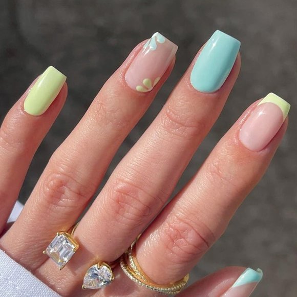 Betty Cora Other - NWT Slight Romantic Flower French Tips Press On Nails